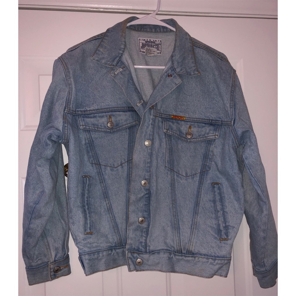 Light Vintage Cropped Jean Jacket - Light Wash